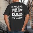 Cheerleading Dad Father Cheer Dad Big And Tall Men's T-Shirt Back Print
