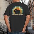 Chinchilla Dad Father's Day Chinchilla Lover Dad Daddy Big And Tall Men's T-Shirt Back Print