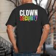 Clown Security Halloween Dad Mom Costume Big And Tall Men's T-Shirt Back Print Clown Security Halloween Dad Mom Costume Big And Tall Men's T-Shirt Back Print