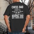 Cool Chess Player Art For Men Dad Knight Chess Lovers Pieces Small Big And Tall Men's T-Shirt Back Print