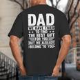 Cool Dad Art For Father Dad Stepfather From Son Daughter Big And Tall Men's T-Shirt Back Print Cool Dad Art For Father Dad Stepfather From Son Daughter Big And Tall Men's T-Shirt Back Print