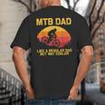 Cool Mountain Biking For Dad Father Biker MTB Bicycle Bike Big And Tall Men's T-Shirt Back Print Cool Mountain Biking For Dad Father Biker MTB Bicycle Bike Big And Tall Men's T-Shirt Back Print