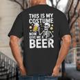 This Is My Costume Give Me A Beer Shirt Men Dad Halloween Big And Tall Men's T-Shirt Back Print