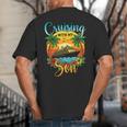 Cruising With My Son Mom Dad Cruise Vacation Matching Big And Tall Men's T-Shirt Back Print
