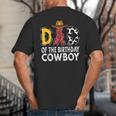 Dad 1st Birthday Cowboy Western Dad Birthday Boy Big And Tall Men's T-Shirt Back Print