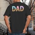 Dad Of 1st First Birthday Girl Ice Cream Big And Tall Men's T-Shirt Back Print