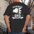 Dad Of 3 Cool Daddy Of Three Fathers Day Dad Of Three Big And Tall Men's T-Shirt Back Print