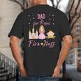 Dad 5th Birthday Her Royal Fiveness Princess Matching Big And Tall Men's T-Shirt Back Print