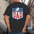 Dad American Football Happy Birthday Family Matching Retro Big And Tall Men's T-Shirt Back Print Dad American Football Happy Birthday Family Matching Retro Big And Tall Men's T-Shirt Back Print