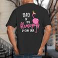 Dad Of B-Day Girl Flamazing Pink Flamingo Birthday Party Big And Tall Men's T-Shirt Back Print Dad Of B-Day Girl Flamazing Pink Flamingo Birthday Party Big And Tall Men's T-Shirt Back Print