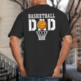 Dad Basketball Apparel Basketball Dad Big And Tall Men's T-Shirt Back Print