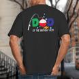 Dad Of The Big One Fishing Boy First Birthday Ofishally Big And Tall Men's T-Shirt Back Print