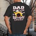 Dad Of The Birthday Bowler Kid Bowling Party Big And Tall Men's T-Shirt Back Print