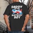 Dad Of The Birthday Boy Airplane Big And Tall Men's T-Shirt Back Print