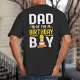 Dad Of The Birthday Boy Construction Worker Bday Big And Tall Men's T-Shirt Back Print