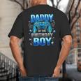 Dad Of The Birthday Boy Cool Gamer Video Game Birthday Big And Tall Men's T-Shirt Back Print