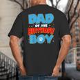 Dad Of The Birthday Boy Dog Lover Birthday Family Big And Tall Men's T-Shirt Back Print