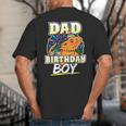 Dad Of Birthday Boy Kids Reptile Birthday Party Big And Tall Men's T-Shirt Back Print