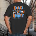 Dad Of The Birthday Boy Matching Family Blippy Big And Tall Men's T-Shirt Back Print