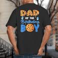 Dad Of The Birthday Boy Milk And Cookies 1 Year Old Big And Tall Men's T-Shirt Back Print
