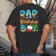 Dad Of The Birthday Boy Ofishally One Family Matching Party Big And Tall Men's T-Shirt Back Print