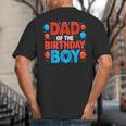 Dad Of The Birthday Boy Spider Web Party Big And Tall Men's T-Shirt Back Print
