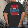 Dad Of The Birthday Boy Spider Web Birthday Party Matching Big And Tall Men's T-Shirt Back Print Dad Of The Birthday Boy Spider Web Birthday Party Matching Big And Tall Men's T-Shirt Back Print