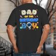 Dad Of The Birthday Boy Two The Moon Space Family Matching Big And Tall Men's T-Shirt Back Print