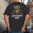 Dad Of The Birthday Boy Video Gamer Pixel Number Big And Tall Men's T-Shirt Back Print