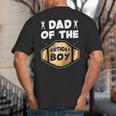 Dad Of The Birthday Boy Wrestling Belt Birthday Kids Boys Big And Tall Men's T-Shirt Back Print