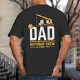 Dad Birthday Crew Construction Big And Tall Men's T-Shirt Back Print