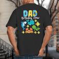Dad Birthday Crew Sea Ocean Fish Aquarium Bday Party Big And Tall Men's T-Shirt Back Print