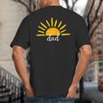 Dad Of The Birthday First Trip Around The Sun Birthday Big And Tall Men's T-Shirt Back Print