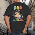Dad Of The Birthday Girl Capybara Bday Party Family Big And Tall Men's T-Shirt Back Print Dad Of The Birthday Girl Capybara Bday Party Family Big And Tall Men's T-Shirt Back Print