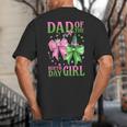 Dad Of The Birthday Girl Coquette Matching Family Party Big And Tall Men's T-Shirt Back Print
