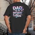 Dad Of The Birthday Girl Kpop Family Matching Party Big And Tall Men's T-Shirt Back Print