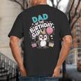 Dad Of The Birthday Girl Pesto Baby Penguin Party Big And Tall Men's T-Shirt Back Print