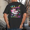 Dad Of The Birthday Girl Rolling Skate Family Matching Big And Tall Men's T-Shirt Back Print