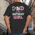 Dad Of The Birthday Girl Shirt Farm Cow Daddy Papa 1st Big And Tall Men's T-Shirt Back Print Dad Of The Birthday Girl Shirt Farm Cow Daddy Papa 1st Big And Tall Men's T-Shirt Back Print