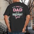 Dad Of The Birthday Girl Shirt Winter Onederland Family Big And Tall Men's T-Shirt Back Print