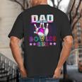 Dad Of The Bowler Girl Matching Family Bowling Birthday Big And Tall Men's T-Shirt Back Print