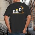 Dad Construction Excavator Family Matching Bday Party Big And Tall Men's T-Shirt Back Print