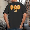 Dad Daddy Matching Birthday Squad Crew Pizza Family Big And Tall Men's T-Shirt Back Print