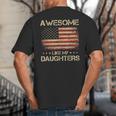 Dad From Daughter Awesome Like My Daughters Big And Tall Men's T-Shirt Back Print