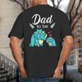 Dad To Be Dinosaur Baby Shower For Boy Big And Tall Men's T-Shirt Back Print Dad To Be Dinosaur Baby Shower For Boy Big And Tall Men's T-Shirt Back Print