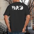 Dad Dinosaur Saurus Boys Girls Fathers Day Idea Big And Tall Men's T-Shirt Back Print