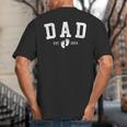 Dad Est 2026 Baby Feet First Time Daddy Big And Tall Men's T-Shirt Back Print Dad Est 2026 Baby Feet First Time Daddy Big And Tall Men's T-Shirt Back Print