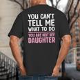 Dad For Father Daddy Papa Men From Daughter Dad Big And Tall Men's T-Shirt Back Print