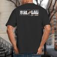 Dad Of Girl Est 2026 Baby Reveal First Father's Day Newborn Big And Tall Men's T-Shirt Back Print