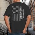 Dad Of Girls Outnumbered Fathers Day 2025 For Dad Daughters Big And Tall Men's T-Shirt Back Print